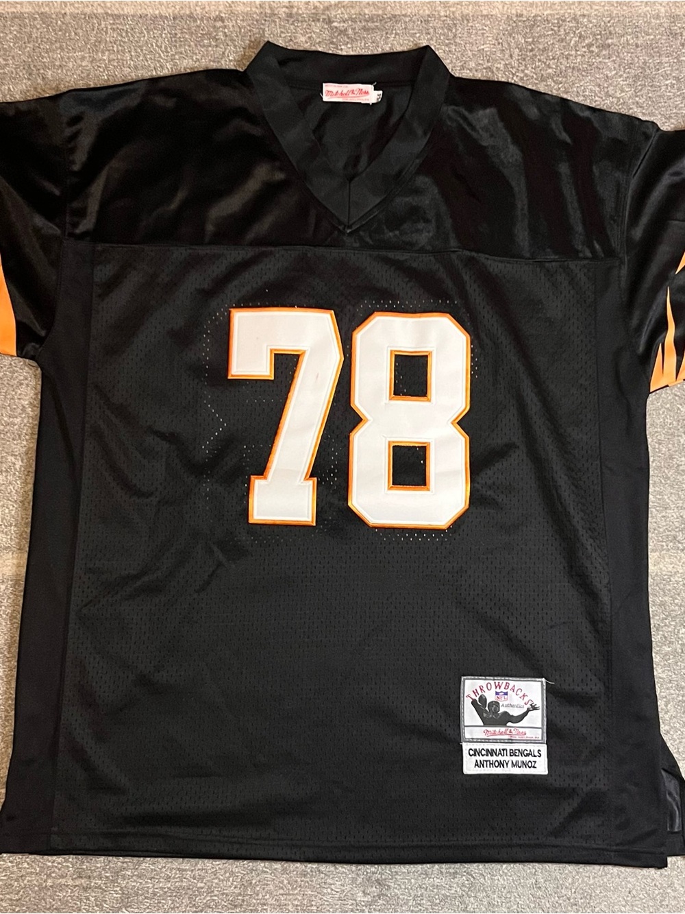 Mitchell & Ness Cincinnati Bengals #78 Jersey Anthony Munoz Throwback A1-13